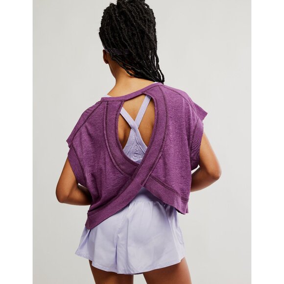 🆕 FP MOVEMENT My Time Tee / Black Cherry - Picture 4 of 7